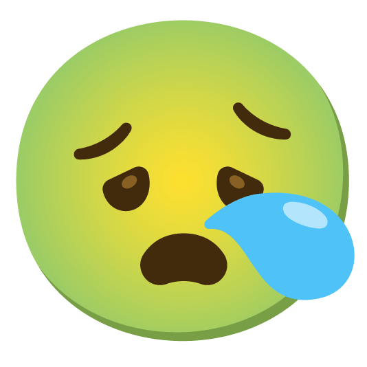 nauseated face sleepy