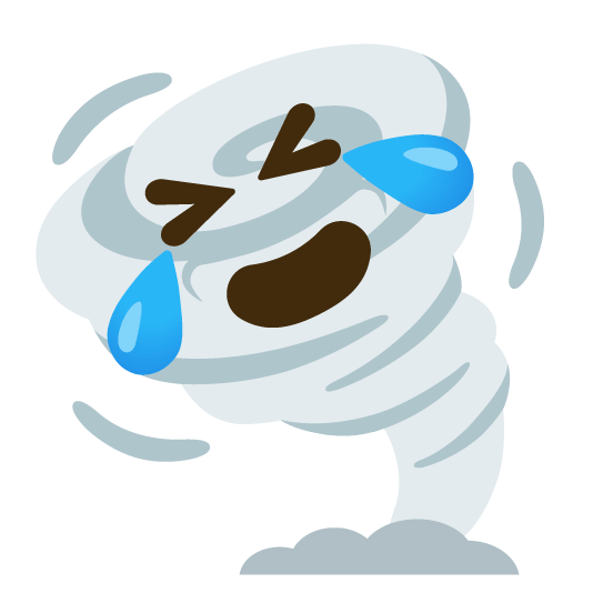 rolling on the floor laughing tornado