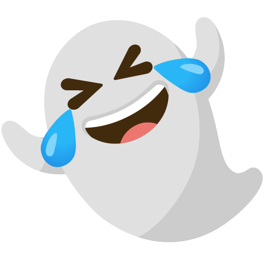 rolling on the floor laughing ghost