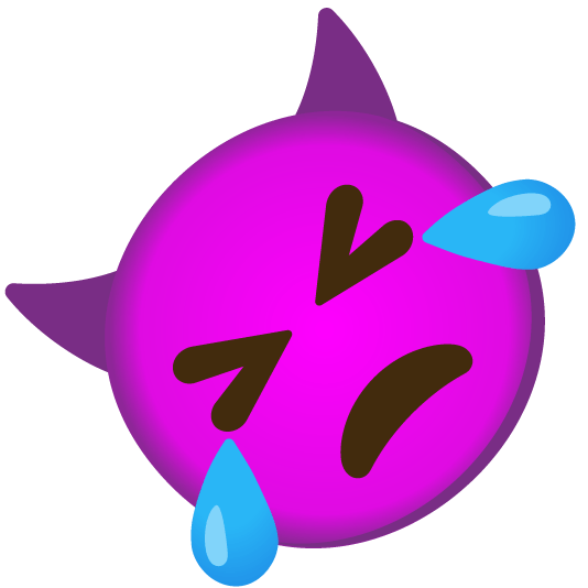 rolling on the floor laughing imp