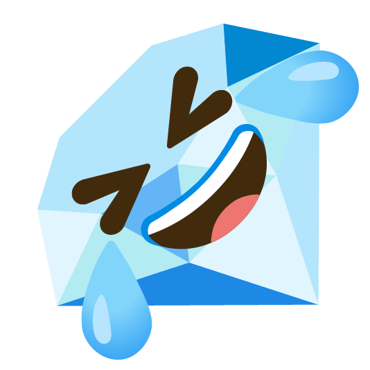 rolling on the floor laughing gem