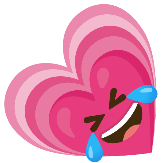 rolling on the floor laughing heartpulse