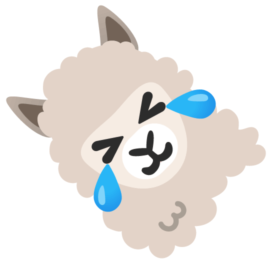 rolling on the floor laughing llama