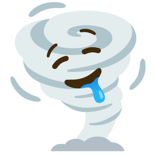 drooling face tornado