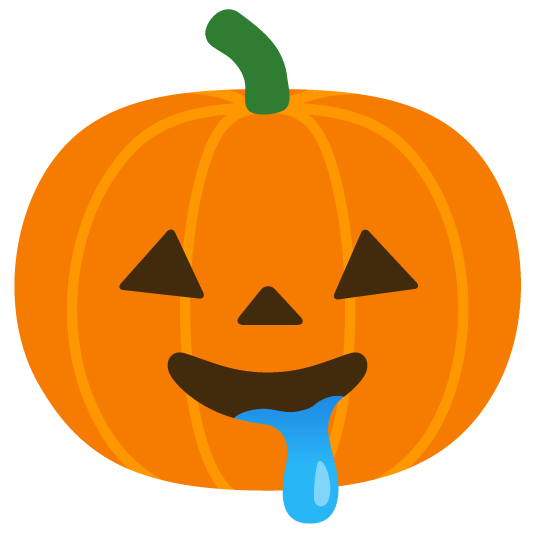 drooling face jack o lantern