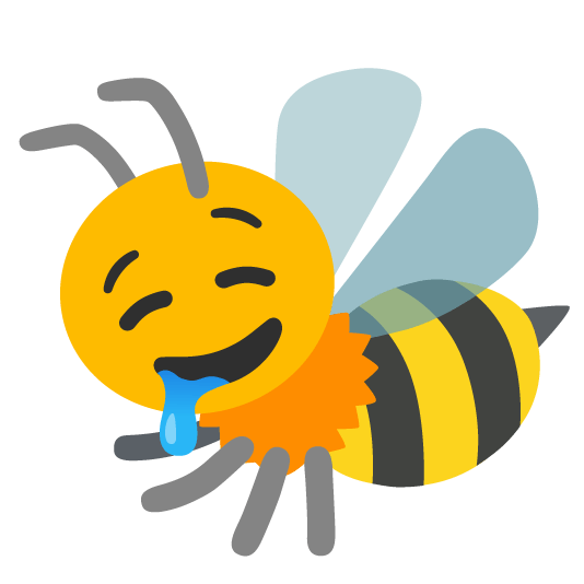 drooling face bee