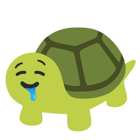 drooling face turtle