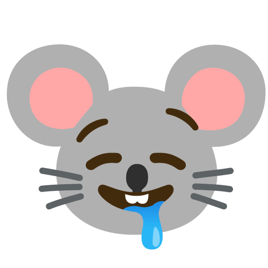 drooling face mouse