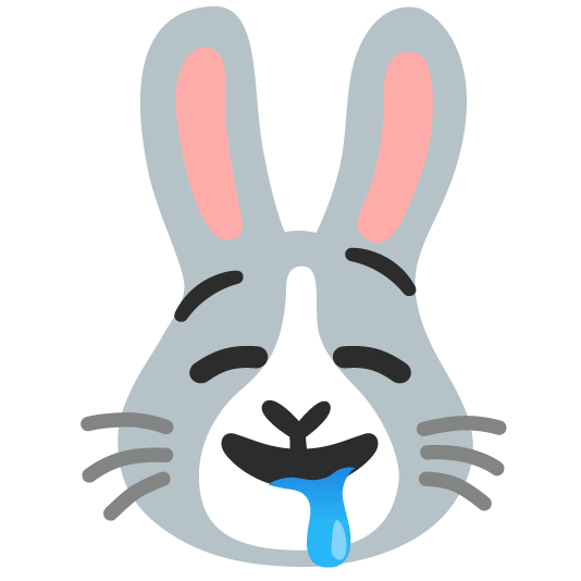 drooling face rabbit