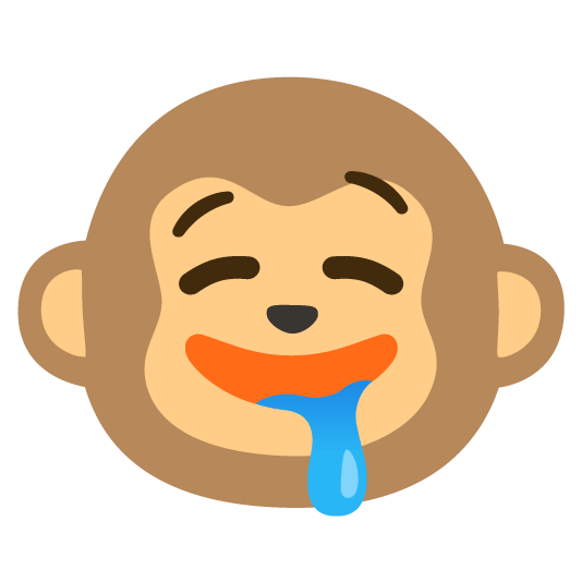 drooling face monkey face