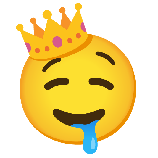 drooling face crown