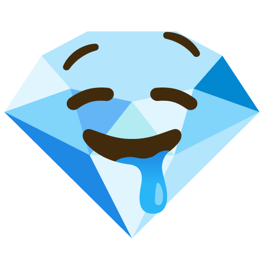 drooling face gem