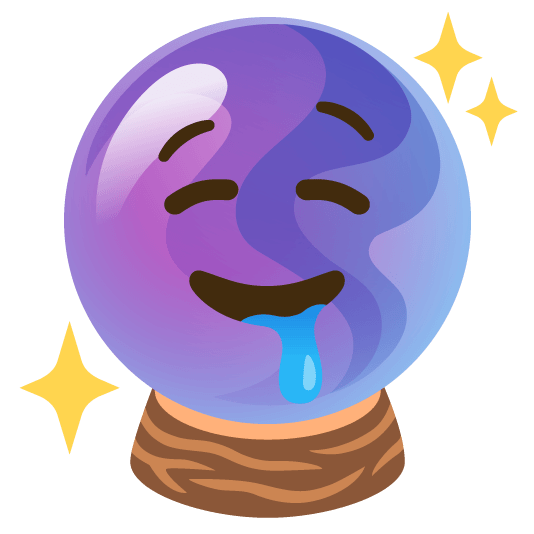 drooling face crystal ball