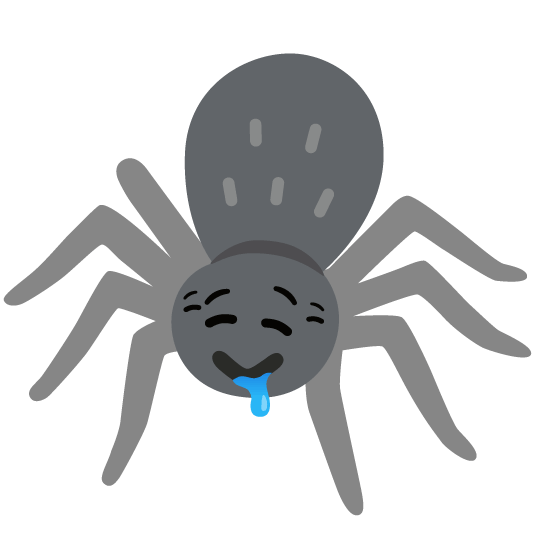 drooling face spider