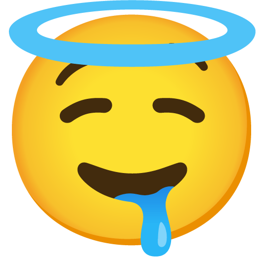 drooling face innocent