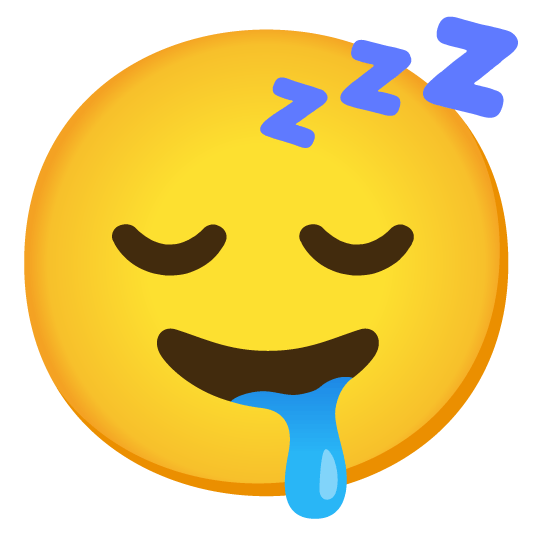 drooling face sleeping