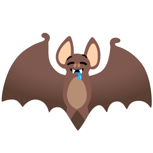 drooling face bat