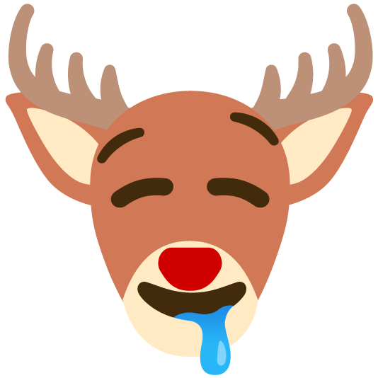 drooling face deer