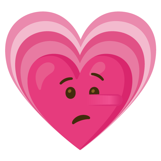 lying face heartpulse