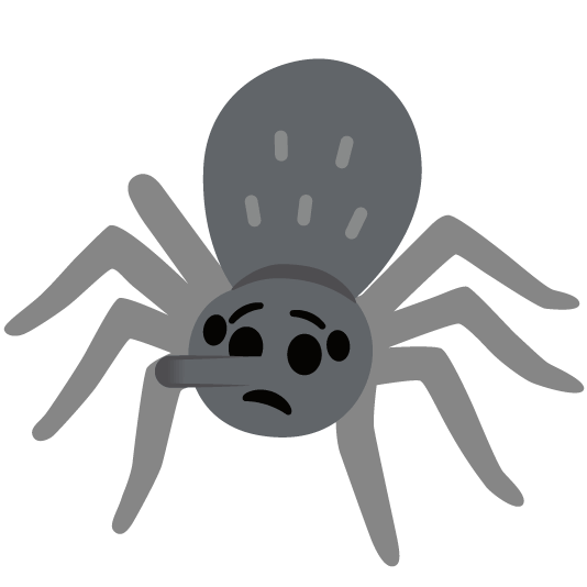 lying face spider