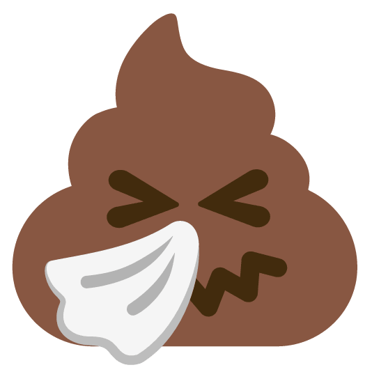 sneezing face hankey