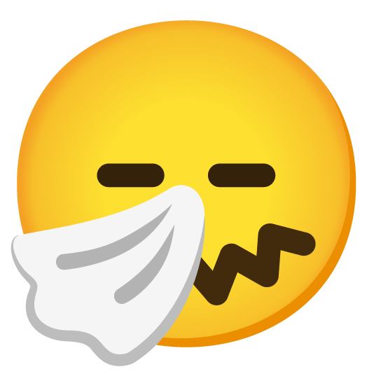 sneezing face expressionless