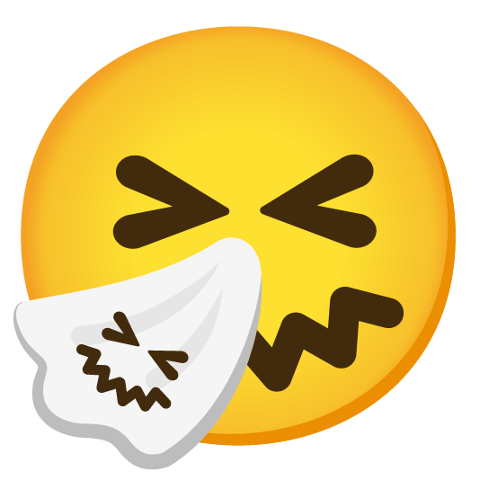 sneezing face sneezing face