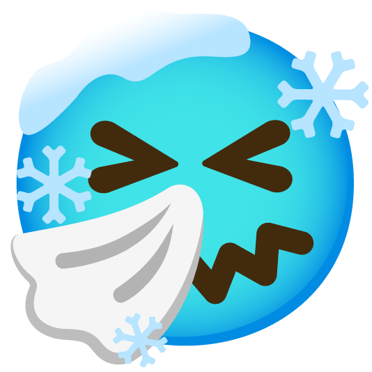 sneezing face cold face