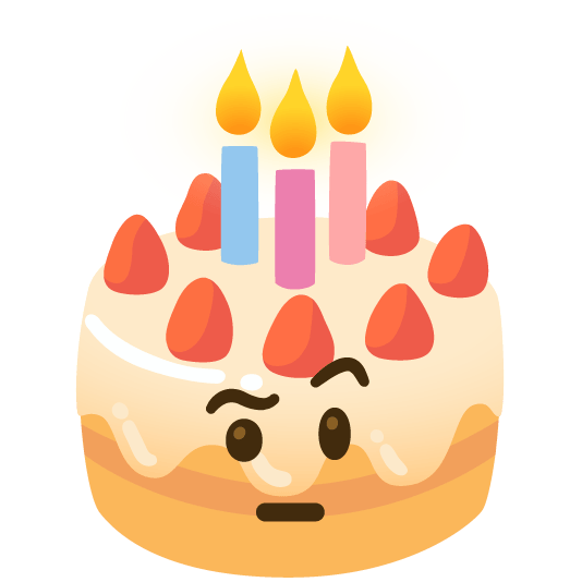 face with raised eyebrow birthday