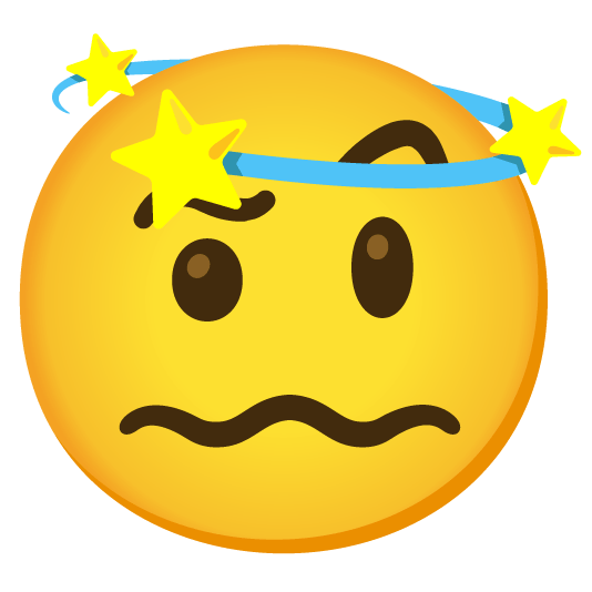 face with raised eyebrow dizzy