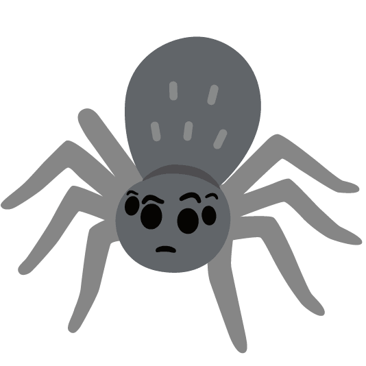 face with raised eyebrow spider
