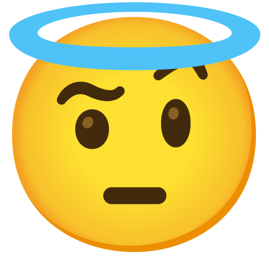 face with raised eyebrow innocent