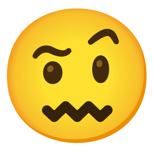 face with raised eyebrow confounded