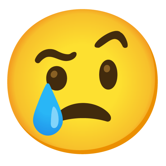 face with raised eyebrow cry