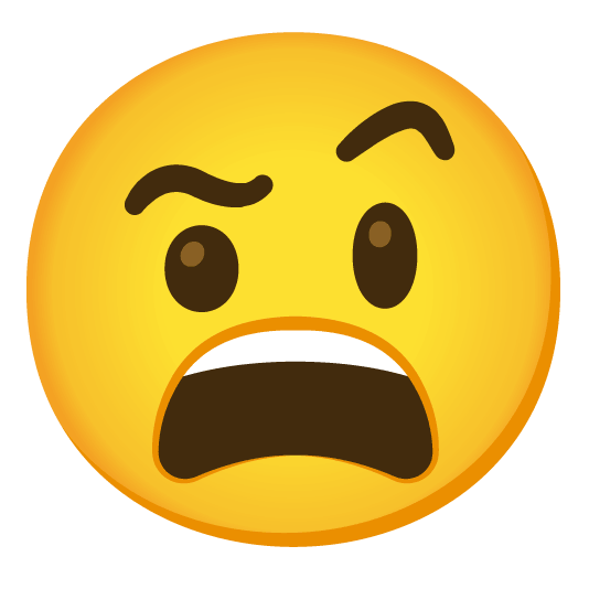 face with raised eyebrow tired face