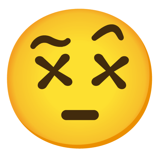 face with raised eyebrow dizzy face