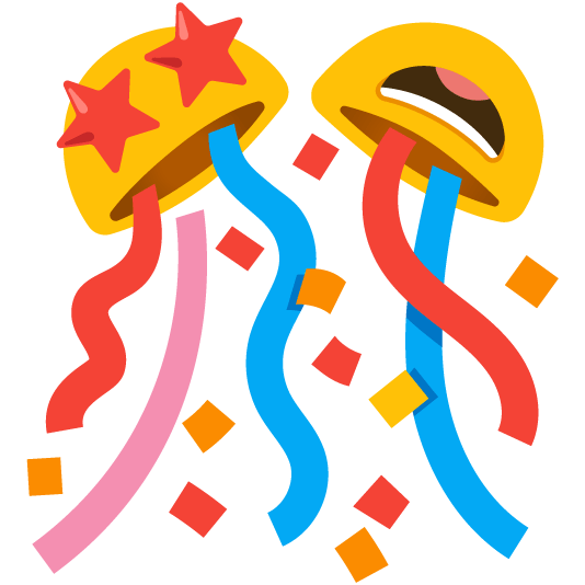 star struck confetti ball