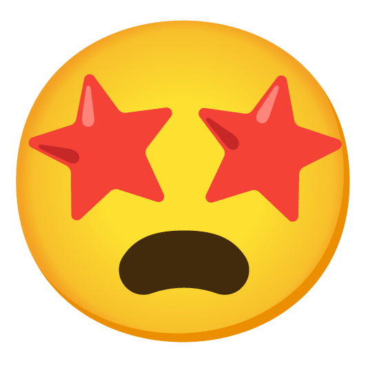 star struck frowning