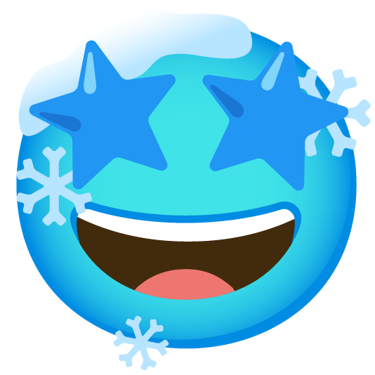 star struck cold face