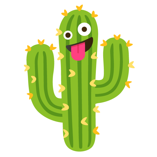 zany face cactus
