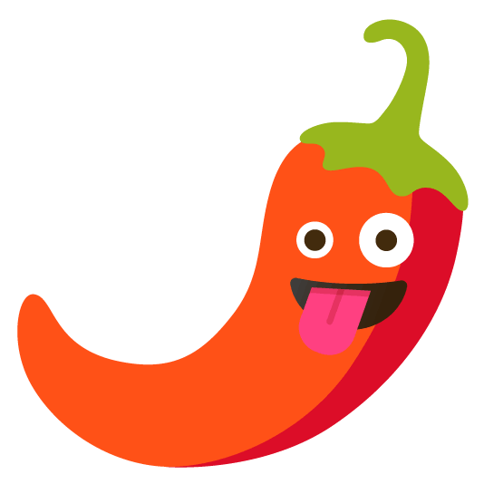 zany face hot pepper