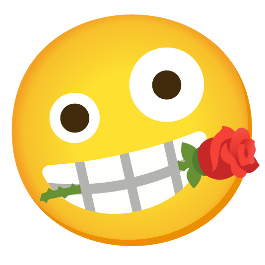 zany face rose