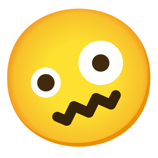 zany face confounded