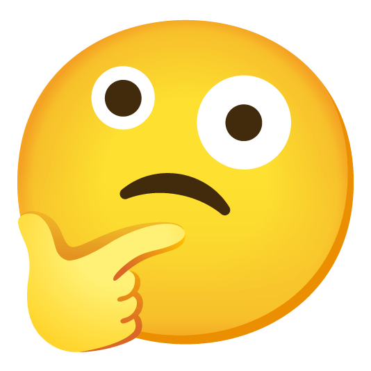 zany face thinking face