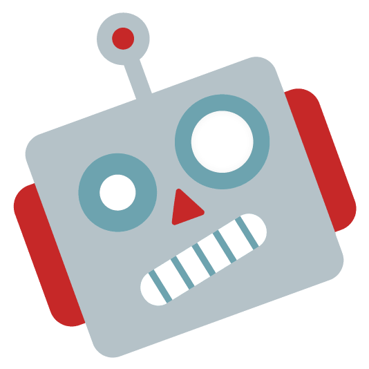 zany face robot face