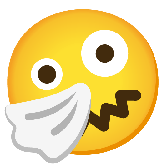 zany face sneezing face