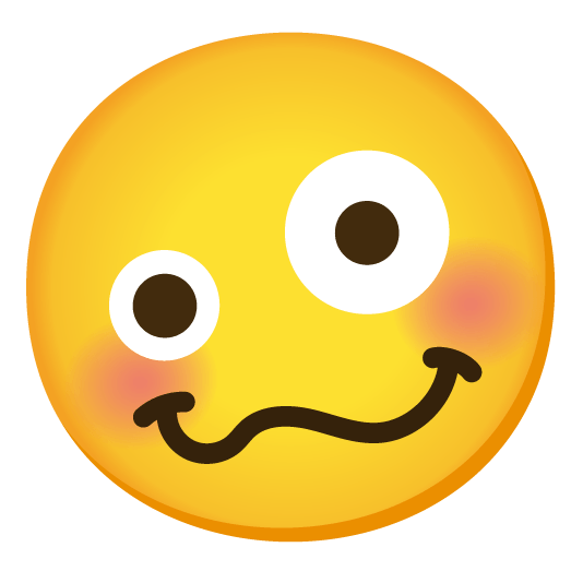 zany face woozy face