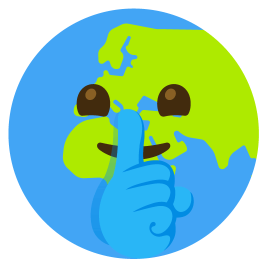 shushing face earth africa