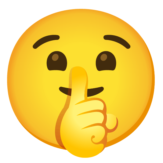 shushing face anguished