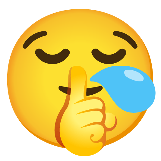 shushing face sleepy